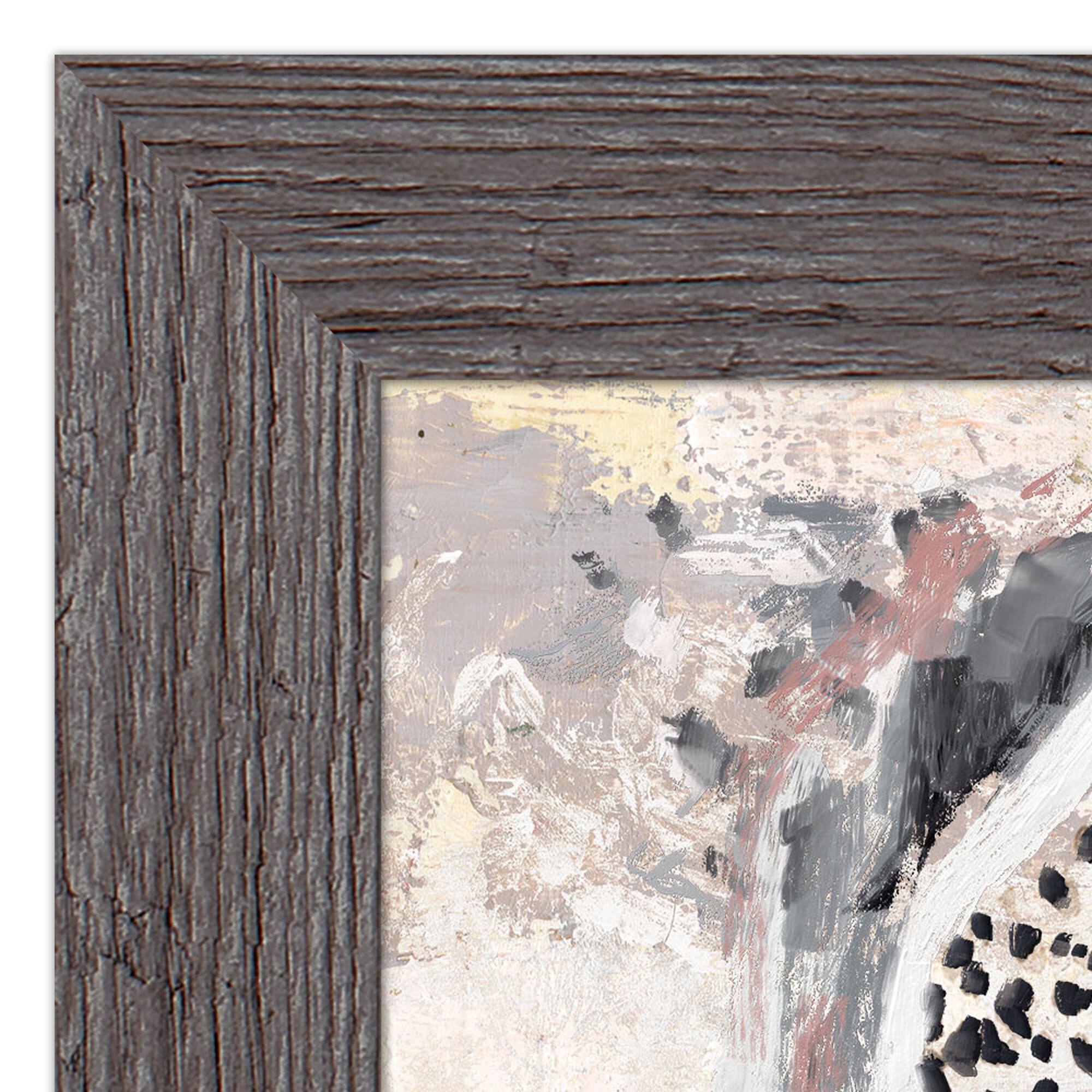 Jungle Cat Abstract Framed Print